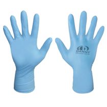 Luva Descartável Nitrílica Azul Pacote Com 100 Unidades Sensiflex Flex DA90200A Tamanho 10/XG CA 42979 Danny