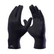 Luva Proteção Quimica Latex Preta com 20Un Maxiblack DA2050 Tamanho P Danny