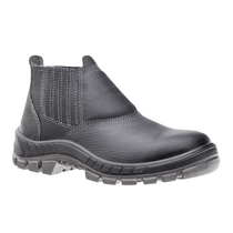 Botina Elástico Bidensidade Bico Plástico Preto 50B19BP Tamanho 42 CA 9171 Marluvas