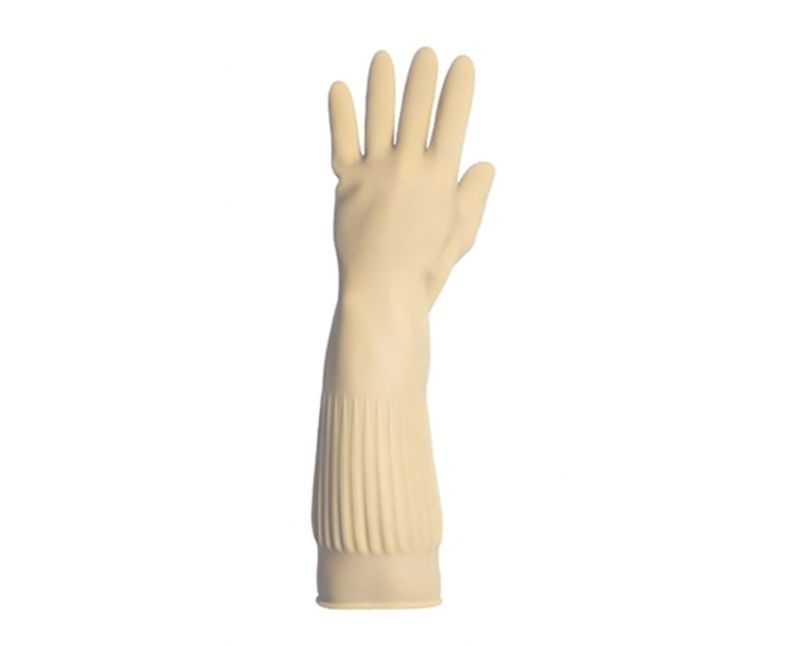 Luva Látex Natural 390 mm Longatex DA2020 Tamanho 9/G CA 9567