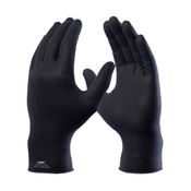 Luva Proteção Quimica Latex Preta com 20Unidades Maxiblack DA2050 Tamanho XG Danny