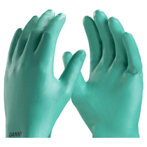 Luva Proteção Química Nitrílica Verde 330 mm Nitrasolv DA36201 Tamanho M CA 25313 Danny