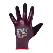 Luva Proteção Mecanica Nylon/NBR Roxa/Preta Maxidry DA13200 Tamanho 6/XP Danny