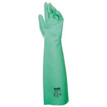Luva Proteção Química Nitrilica Verde Antiderrapante Longo 480 A18 PA48061 Tamanho 7 CA 31369 Mapa Mucambo