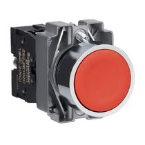 Botão Metálico 22Mm Vermelho NF XB2BA42C Schneider