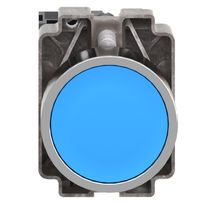 Botão Metálico Azul 22Mm NA XB2BA61C  Schneider