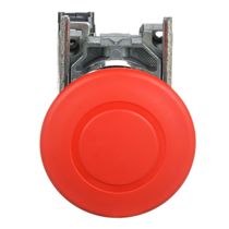 Botão De Emergência Metálico D40Mm Vermelho NF XB2BT842C  Schneider