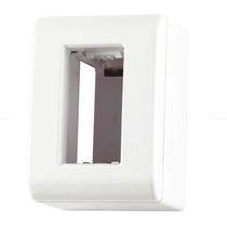 Caixa Tomada Predial Sobrepor 1 Módulo Com Tampa Branco Lizflex 57303001 Tramontina