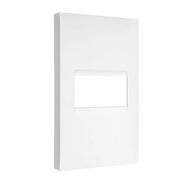 Placa Canal 1 Posto Horiz 80X50Mm Com Suporte 10881 Pial Legrand