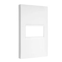 Placa Canal 1 Posto Horiz 80X50Mm Com Suporte 10881 Pial Legrand