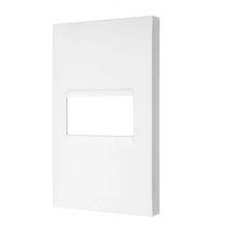Placa Canal 1 Posto Horiz 80X50Mm Com Suporte 10881 Pial Legrand