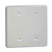 Placa Cega Com Pre Corte 4x4 Cinza Silent 8500 Pial Legrand
