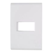 Placa 1 Posto Horizontal 4x2 Branca 57106004 Tramontina