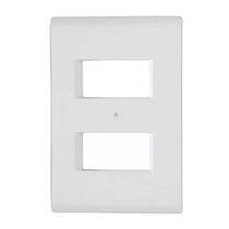 Placa 2 Postos Horiz Sep 4x2 Branca 57106006 Tramontina