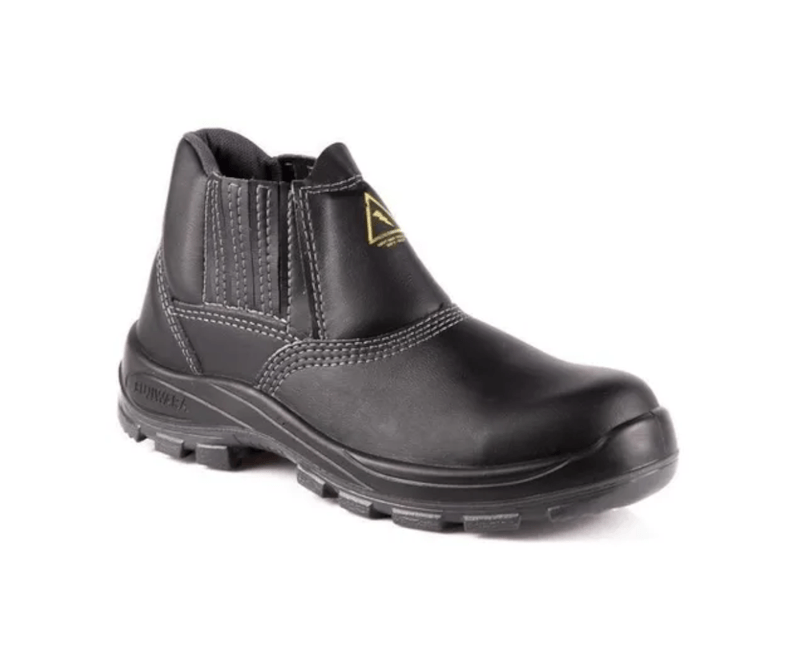 Bota Elástico Bidensidade Bico De Composite Preta 90HES500