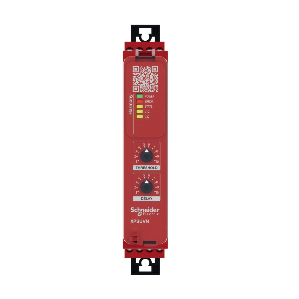 Rele Segurança CAT3 24Vca/Vcc XPSUVN11AP | Dimensional - Dimensional
