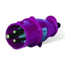 Plugue Industrial Macho Pa Tripolar 16A 24V Lilás N3072 Steck