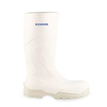 Bota Profissional Poliuretano Branca Cano Longo Com Forro Bico De Composite 91BPUL100 Tamanho 37 CA 34233 Bracol