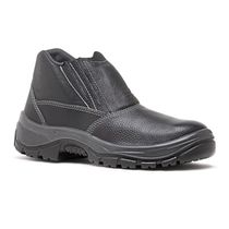 Botina Elástico Bidensidade Bico Plástico Preto 4090HESB4600EL Tamanho 39 CA 27920 Fujiwara