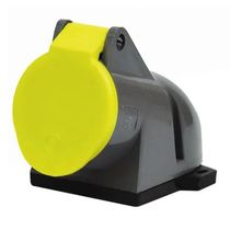 Tomada Industrial Não Metálica Sobrepor Fêmea 3 Polos + Terra 16 A 380/440 V Vermelha S4006 Steck