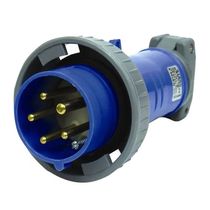 Plugue Industrial Movel Macho 2 Polos + Terra 32A 200 250V Azul S3276W Steck