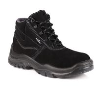 Botina Nobuck Cadarço Bidensidade Biqueira Plastica Preto 4090HXPN4400LG Tamanho 42 CA 28108 Bracol