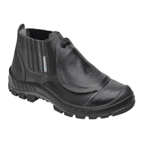 Botina Elástico Bico Aço Preto 60B19AMEXCP Tamanho 38 CA 46572 Marluvas