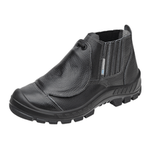 Botina Elástico Bico Aço Preto 60B19AMEXCP Tamanho 45 CA 46572 Marluvas