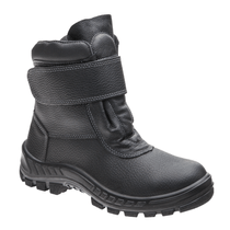 Coturno Preta Bico De Aço Velcro 60C32ESCA Tamanho 41 CA 12590 Marluvas