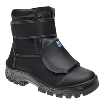 Coturno Microfibra Preta Bico De Aço Velcro 65C32ESCA Tamanho 36 CA 36160 Marluvas