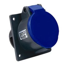 Tomada Embutir Fêmea 3 Polos + Terra 32A 240V Azul S4249 Steck