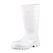 Bota Profissional PVC Branca Cano Curto Sem Forro Sem Bico 82BPC600SF Tamanho 34 CA 37456 Bracol