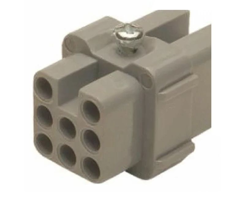 Miolo Plugue Fêmea 10A 250V Tetrapolar SDMF04P | Dimensional