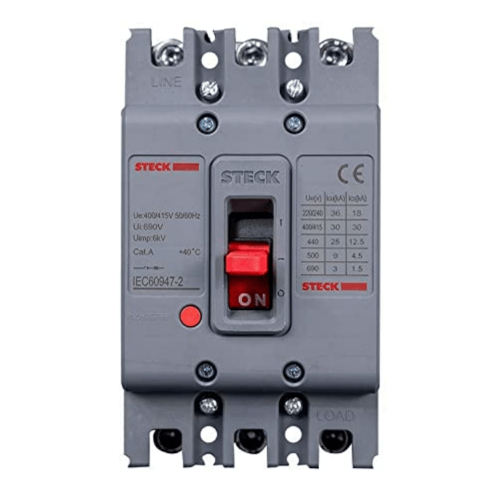 Disjuntor Caixa Moldada Tripolar Térmico E Magnético 690VCA 225A