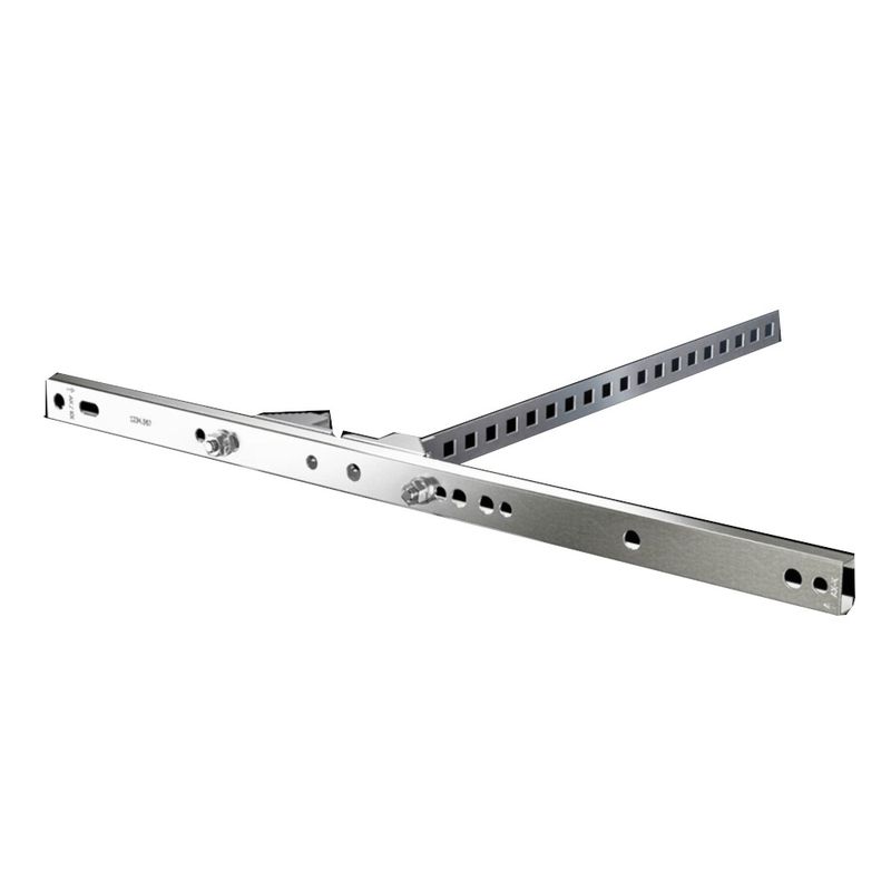 Suporte Para Fixacao De Caixas AX KX Em Postes 2584100 Rittal - Dimensional
