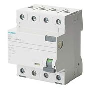 Disjuntor Diferencial Residual Tetrapolar 400VCA 63A 30MA 5SVCA 5SV33463 Siemens