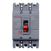 Disjuntor Caixa Moldada Tripolar Térmico E Magnético Fixos 690VCA 250A 42KA SDJS250 Steck
