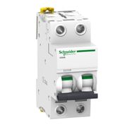 Disjuntor Mini Bipolar 4A 230/400VCA C 6KA A9F74204 Schneider