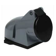 Tomada Sobrepor Fêmea 3 Polos + Terra 63A 600V Preto S4505 Steck