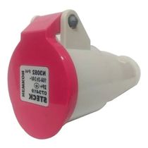 Tomada Acoplado Fêmea 2 Polos + Terra 16A 24V Lilás IP44 N3052 Steck