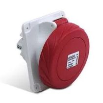 Tomada Embutir Fêmea 3 Polos + Terra 32A 415V Vermelho QUA4246 Steck