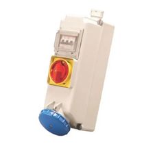 Tomada Sobrepor Fêmea 3 Polos + Terra 63A 240V Azul Com Bloqueio Mecanico S4509DJ Steck