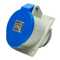 Tomada Embutir Fêmea 3 Polos + Terra 32A 600V Preto IP44 N4245 Steck