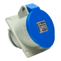 Tomada Embutir Fêmea 3 Polos + Terra 32A 600V Preto IP44 N4245 Steck