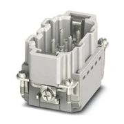 Porta Contato Macho 3 Polos + Terra 16A HCHV03IPTM Phoenix Contact