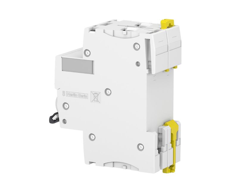 Disjuntor Mini Bipolar 16A 230/400VCA C 15KA A9F94216 Schneider - Imagem na posição lateral direita