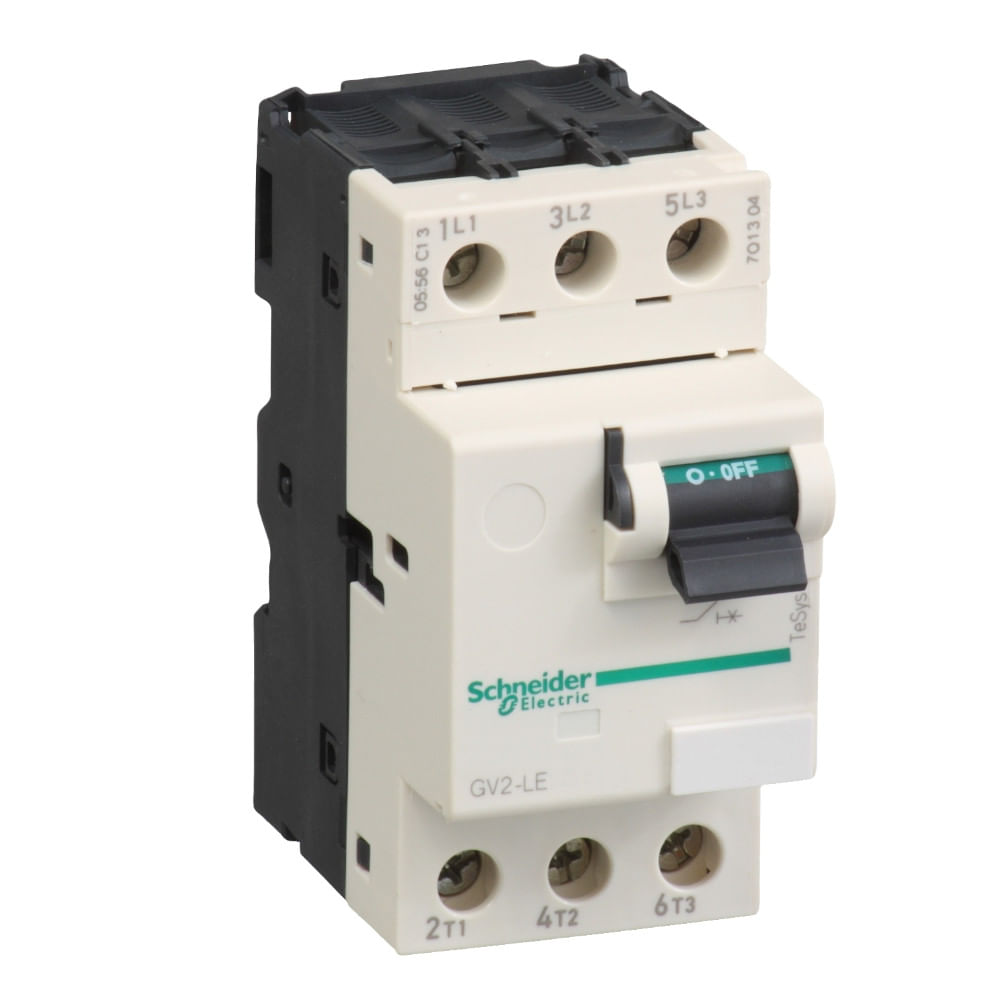 Disjuntor Motor Tripolar 18A 380VCA 223A 15KA Parafuso Tesys