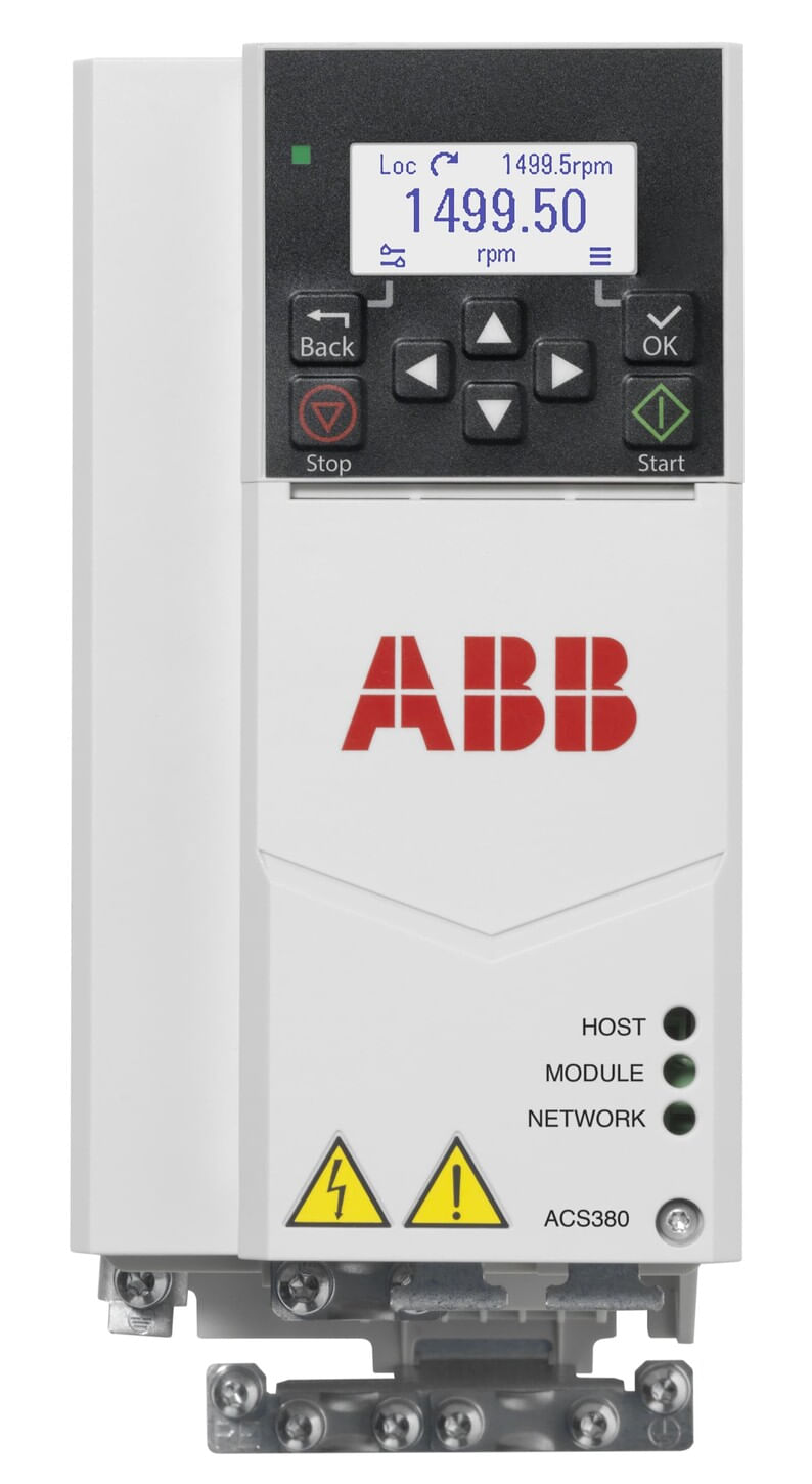 Inversor Monofásico 220V 9,8A 3CV ACS380040S09A81 ABB - Dimensional