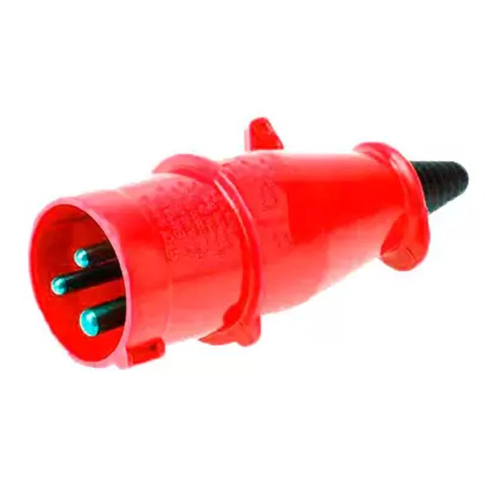 Plugue Energia Industrial Macho Poliamida 3 Polos 16 A 380/440 V