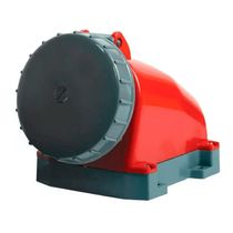 Tomada Sobrepor Fêmea 2 Polos + Terra 16A 440V Vermelho 9H IP67 Com Tampa S3009W Steck